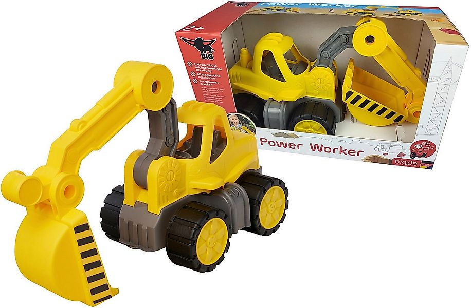BIG Spielzeug-Bagger Outdoor Spielzeug Fahrzeug Power Worker Classic Bagger günstig online kaufen