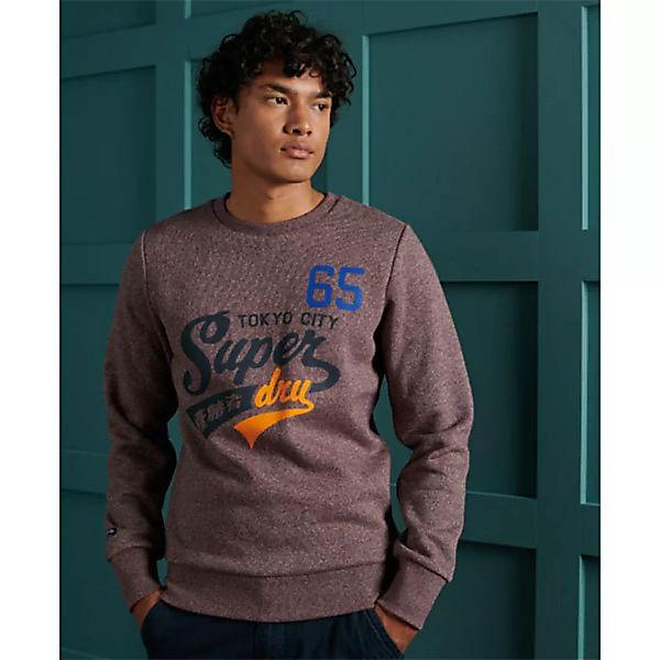 Superdry Tri Classic Crew Sweatshirt S Deep Port Mega Grit günstig online kaufen