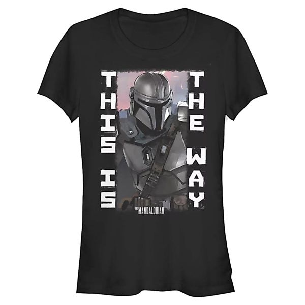 Star Wars - The Mandalorian - Mando Blaster Battle - Frauen T-Shirt günstig online kaufen