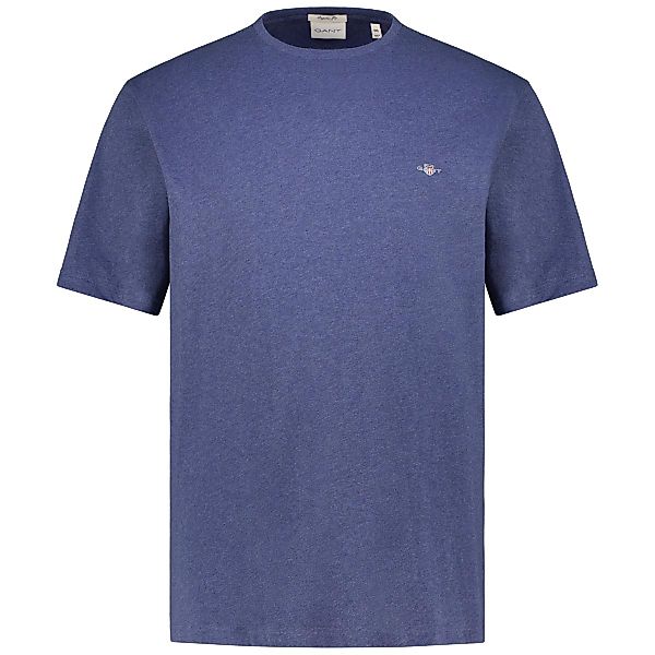 Gant T-Shirt aus Baumwolle Farbe jeansblau Größe: 3XL günstig online kaufen