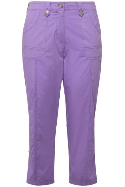 Ulla Popken Funktionshose 7/8-Cargohose Krempelriegel Komfortbund günstig online kaufen