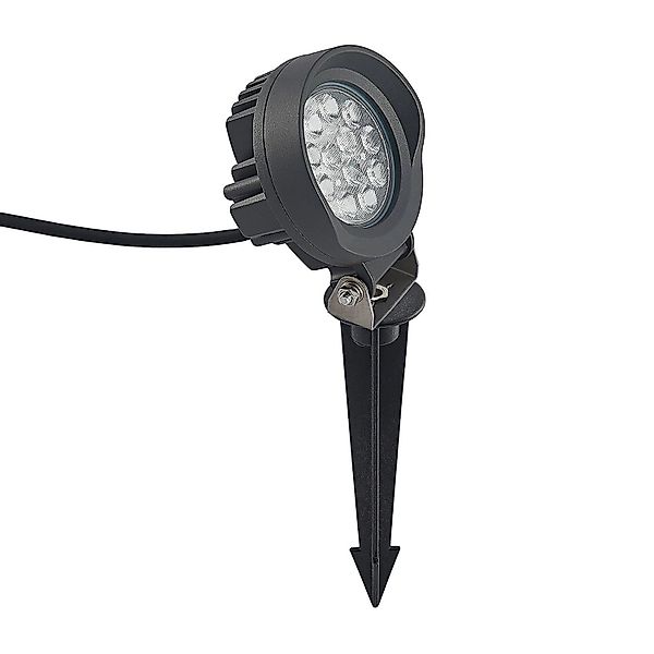 Lindby LED Außenleuchte Emar 9915032 Modern in Schwarz aus Aluminium 1-flam günstig online kaufen