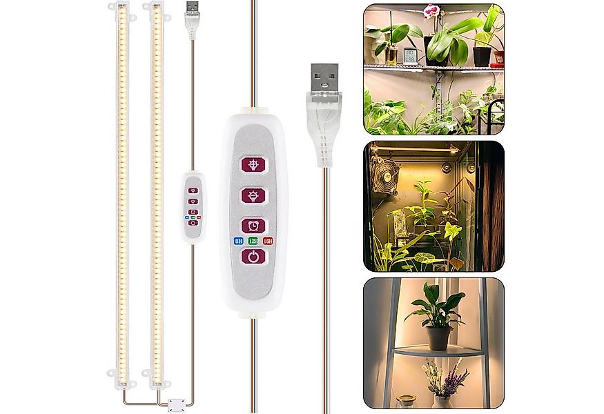 MUPOO Pflanzenlampe LED-Pflanzenlampe Wachstumslichtstreifen Bar,42-288 LED günstig online kaufen