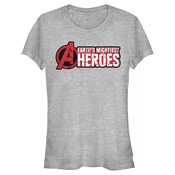 Marvel - Avengers - Logo Avenger Cracks - Frauen T-Shirt günstig online kaufen