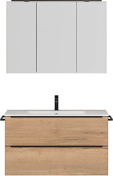 nobilia Badmöbel-Set "Levere" vormontiert, mit Soft-Close, 2 Stk. tlg. günstig online kaufen