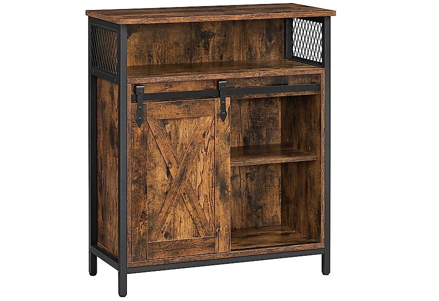 VASAGLE Sideboard Aufbewahrungsschrank, 70 x 30 x 80 cm, mit Schiebetür günstig online kaufen