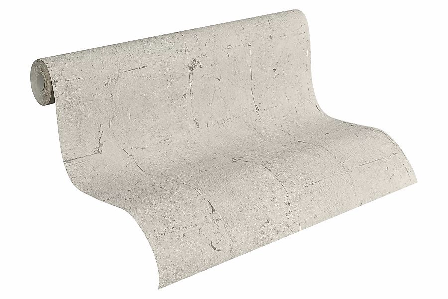 A.S. Création Tapete Beton-Optik Grau und Beige 53 cm x 10,05 m AS-939921 günstig online kaufen