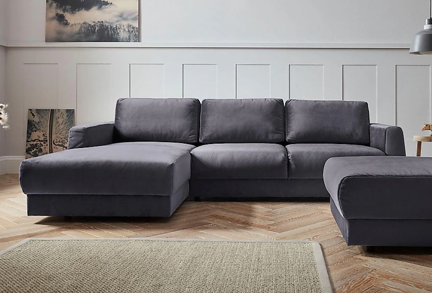 OTTO home Ecksofa "Hobro L-Form" in 3 Bezugsqualitäten in vielen Farben, De günstig online kaufen