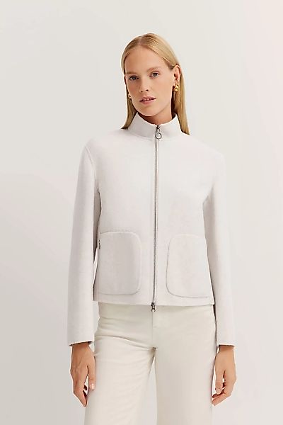 bugatti Wolljacke, ohne Kapuze, mit Stehkragen & Reißverschluss günstig online kaufen