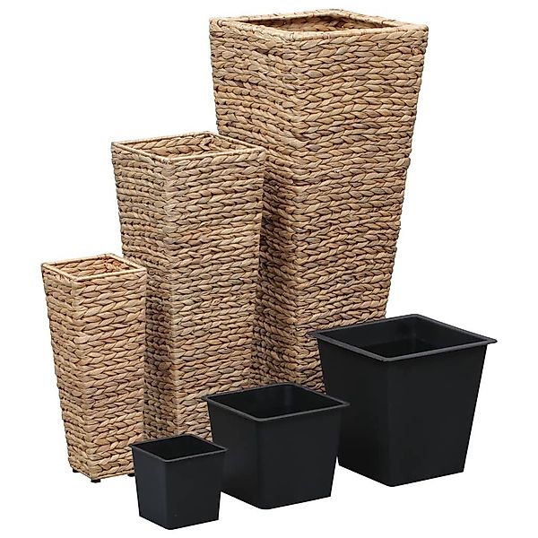 vidaXL Blumentopf Blumenkübel 3 Stk. Wasserhyazinthe günstig online kaufen