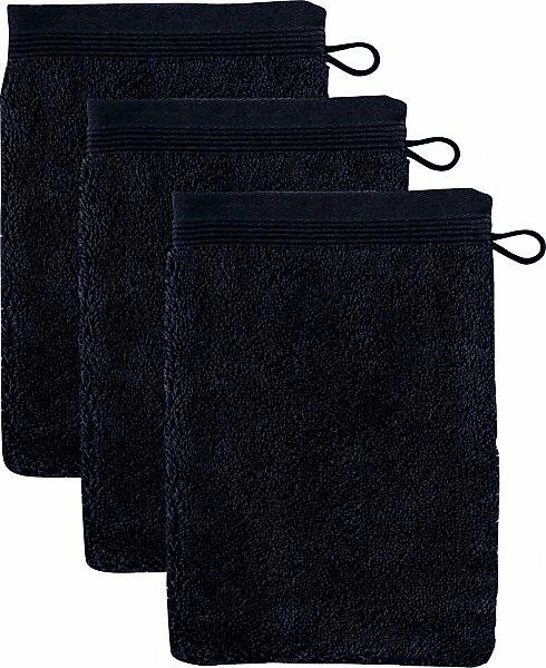 Möve Waschhandschuh "Superwuschel" Waschhandschuh Set mit Bordüre, 100% Pre günstig online kaufen