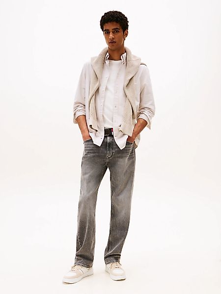 Tommy Jeans Langarmhemd "TJM REG OXFORD SHIRT EXT" Mit Rundhalsausschnitt günstig online kaufen