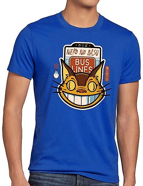 style3 T-Shirt Katzenbuslinie anime ghibli mein nachbar tonari totoro günstig online kaufen