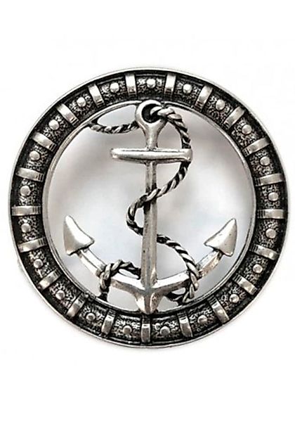 Rettungsring Gürtel Gürtelschnalle "Anker Rund Silber" günstig online kaufen