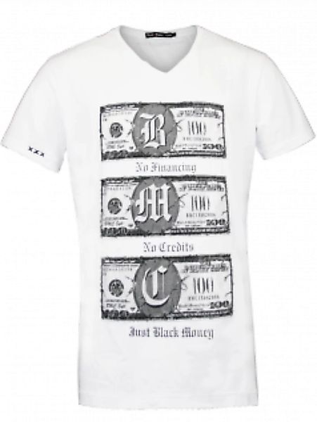 Black Money Crew Herren Shirt Benjamins (S) (wei) günstig online kaufen