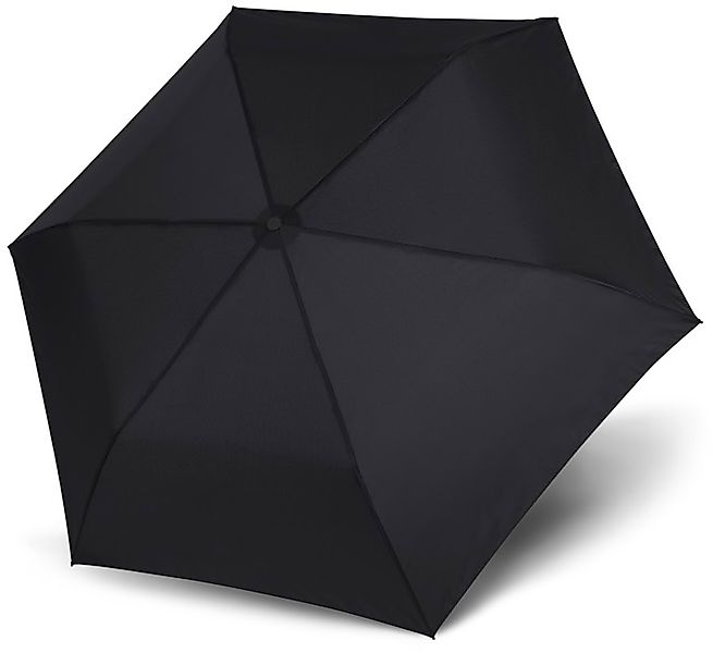 doppler Taschenregenschirm "Zero Large, Uni Simply Black" günstig online kaufen