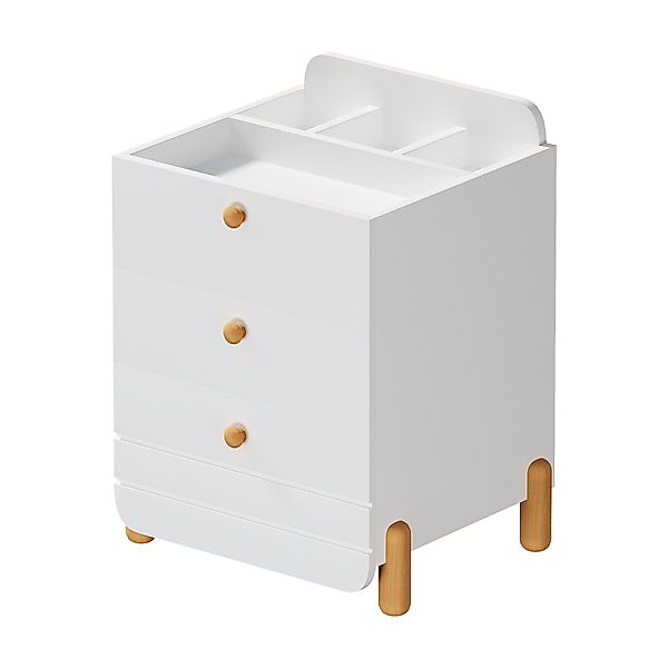 Flieks Nachttisch, Sideboard Nachttisch mit 3 günstig online kaufen