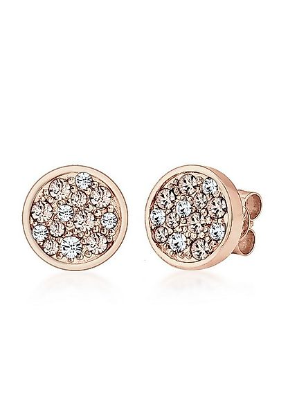 Elli Paar Ohrstecker Kreis Kristalle Funkelnd 925 Silber günstig online kaufen