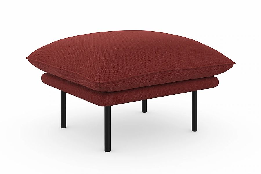 OTTO home Polsterhocker "Stine" Besonderes Design durch Kissenoptik und Ked günstig online kaufen