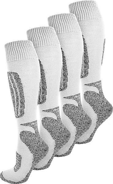 normani Skisocken 4 Paar Ski-Kniestrümpfe Classic (4 Paar) gepolstere Funkt günstig online kaufen