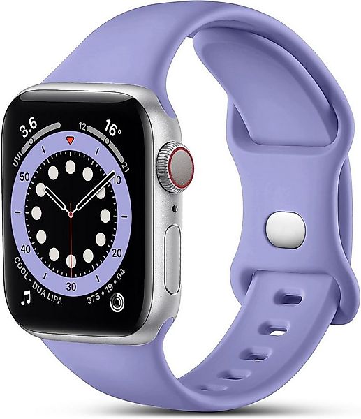 Widmann-Shop Smartwatch-Armband Apple Watch Silikon Armband Series 6 7 8 9 günstig online kaufen