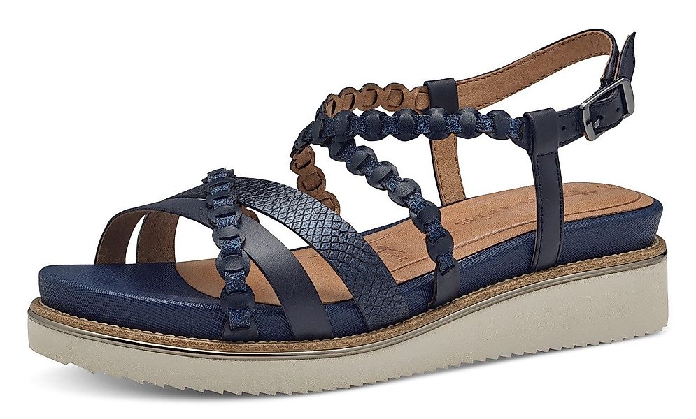 Tamaris Keilsandalette, Riemchensandale, Sommerschuh mit verstellbarer günstig online kaufen