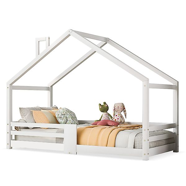 Flieks Kinderbett (1-tlg), Kiefernholz Hausbett mit günstig online kaufen