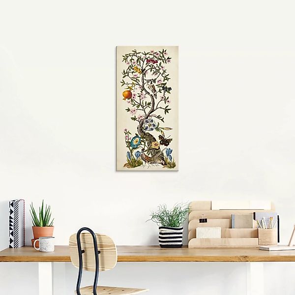 Artland Glasbild "Chinoiserie Natur I", Pflanzen, (1 St.), in verschiedenen günstig online kaufen