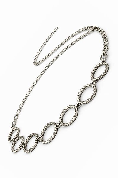 COLLEZIONE ALESSANDRO Kettengürtel "Osaka" mit in sich geflochtenen Metallt günstig online kaufen