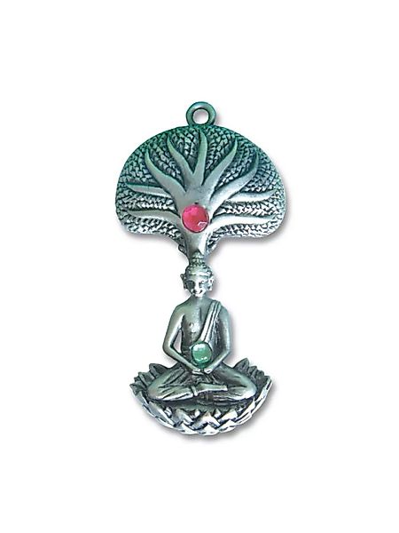 Adelia´s Amulett "Amulett Anhänger Briar Dharma Charms Buddhabaum", Buddhab günstig online kaufen