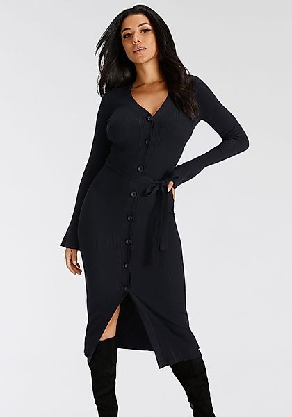 Bruno Banani Strickkleid wadenlang, elegant und günstig online kaufen