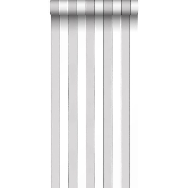 Sanders & Sanders Tapete Streifen Grau Und Weiß 53 Cm X 1005 Cm 640719 günstig online kaufen