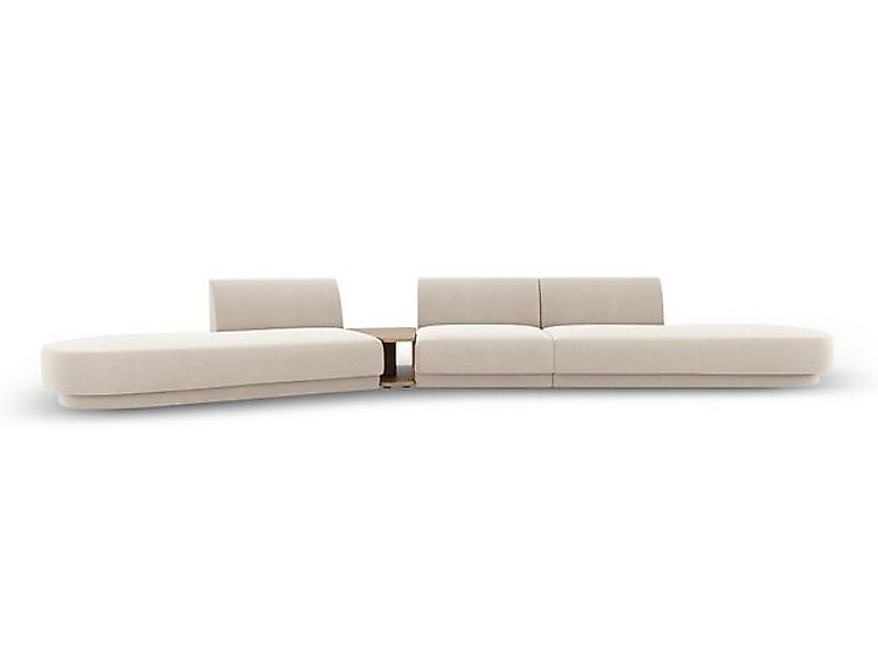 Micadoni Sofa Miley, modular 5-Sitzer ohne Armlehnen günstig online kaufen