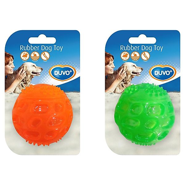 DUVO+ Spielknochen Hundespielzeug TPR Ball Squeaky günstig online kaufen