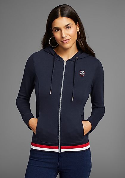 DELMAO Sweatjacke mit Kontraststreifen - NEUE günstig online kaufen