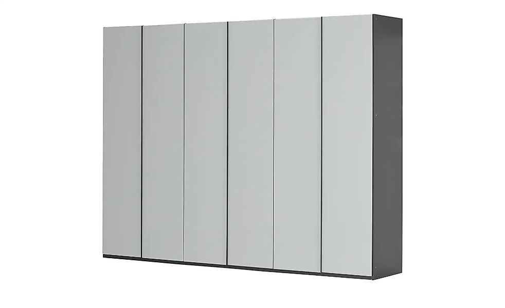 Drehtürenschrank  Glassystem ¦ grau ¦ Maße (cm): B: 269,2 H: 229,2 T: 59.5 günstig online kaufen