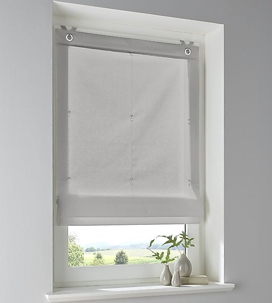 Kutti Raffrollo »Stig Raffrollo« mit Hakenaufhängung ohne Bohren freihängen günstig online kaufen
