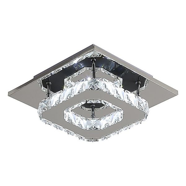 Goeco Deckenleuchte LED Kristall Deckenleuchte, quadratische günstig online kaufen