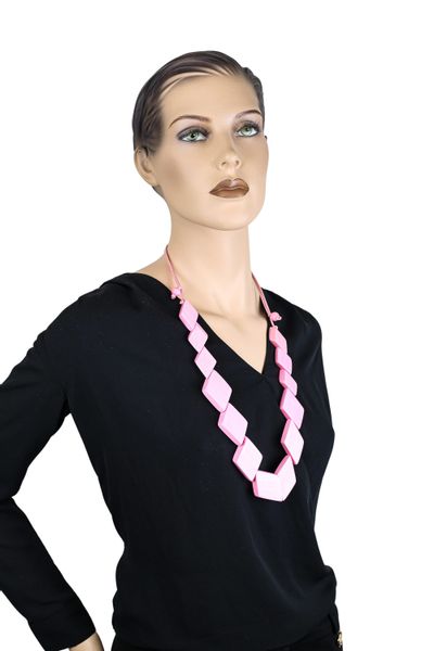 COLLEZIONE ALESSANDRO Lange Kette "Raute" aus Holzperlen in Rautenform günstig online kaufen