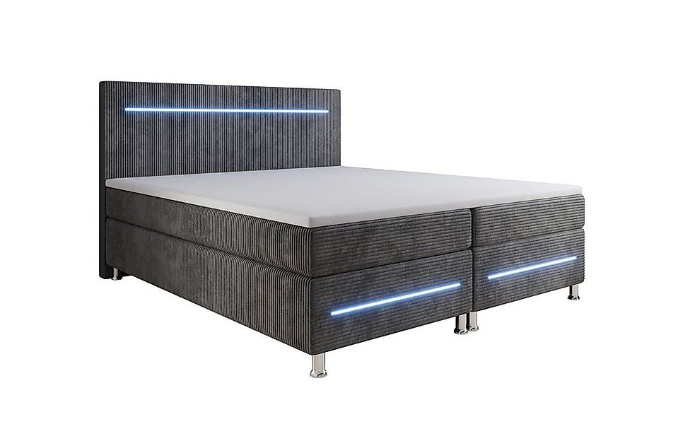 Luxusbetten24 Boxspringbett Sejour, in Cord mit günstig online kaufen