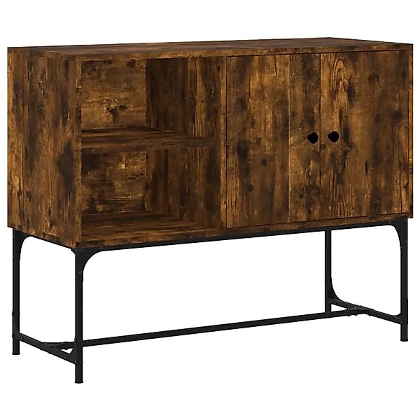 vidaXL Sideboard Räuchereiche 100x40x79,5 cm Holzwerkstoff 831820 günstig online kaufen