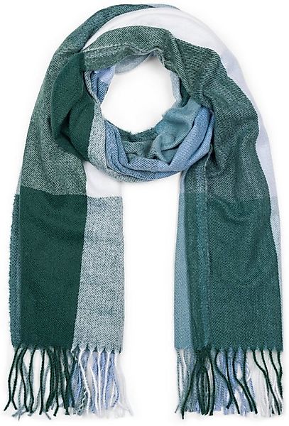 styleBREAKER Modeschal Weicher karierter Schal mit Fransen, (1-St) günstig online kaufen