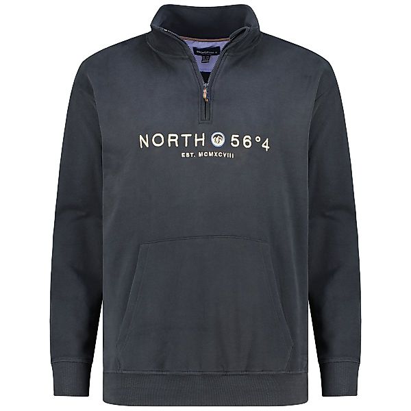 North Sweatshirt im Troyer-Stil Farbe schwarz Größe: 5XL günstig online kaufen