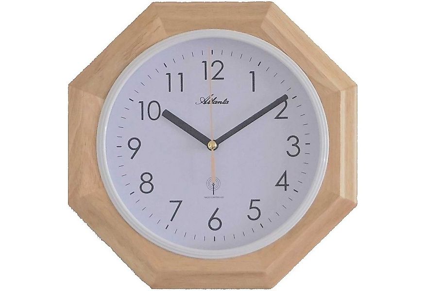Atlanta Wanduhr Funkwanduhr klassisch 26,5 x 26,5 cm - Atlanta Modell: 4324 günstig online kaufen