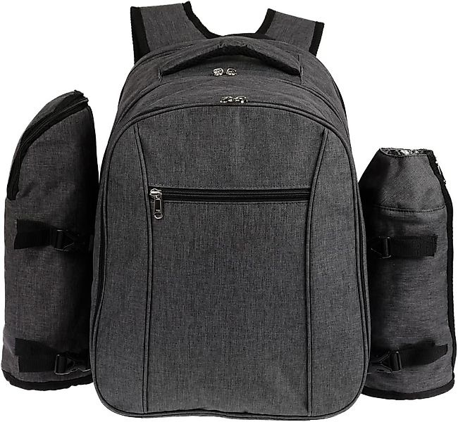HEKERS Picknickrucksack Premium Picknickrucksack mit isoliertem Kühlfach un günstig online kaufen