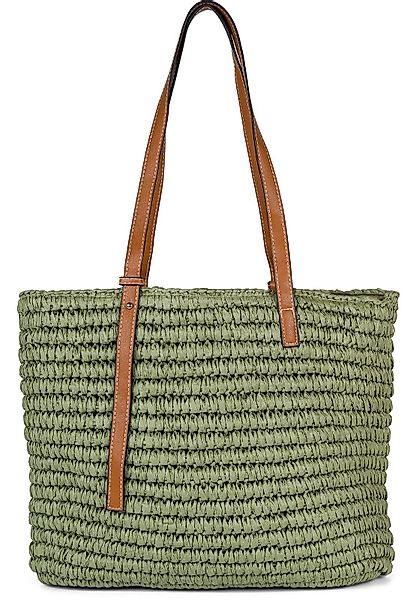 styleBREAKER Korbtasche Korbflecht Schultertasche - Basttasche günstig online kaufen