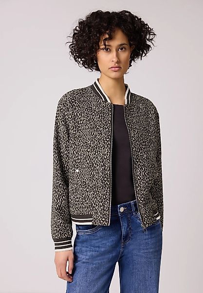 STREET ONE Blouson ohne Kapuze Rundhalsausschnitt günstig online kaufen