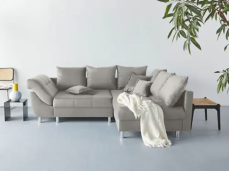COLLECTION AB Ecksofa »Innsbruck L-Form« inklusive Federkern, Recamiere lin günstig online kaufen