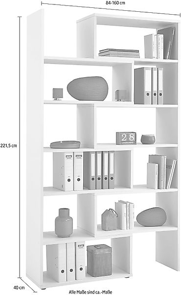 FMD Eckregal "Calvi, Regal", variable aufstellbar - Ecklösung oder gerade a günstig online kaufen