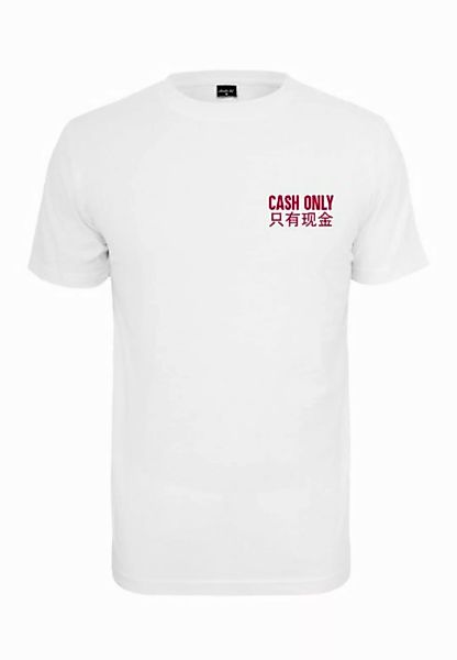 MisterTee Kurzarmshirt MisterTee Herren Cash Only Tee (1-tlg) günstig online kaufen